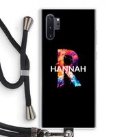 Abstract Spectrum: Samsung Galaxy Note 10 Plus Transparant Hoesje met koord
