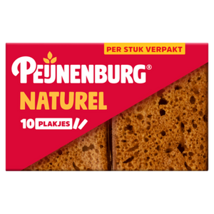 Peijnenburg ontbijtkoek naturel per stuk verpakt 10 plakjes bij Jumbo