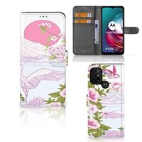 Motorola Moto G10 | G20 | G30 | Telefoonhoesje | Met pasjeshouder | Bird Standing