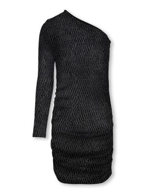 Kids ONLY winter jurk meisjes - zwart - KogQueen - regular fit, glitter