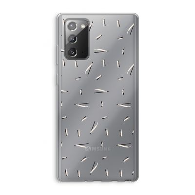 Hipster stripes: Samsung Galaxy Note 20 / Note 20 5G Transparant Hoesje