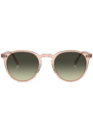 Oliver Peoples lunettes de soleil O'Malley à monture ronde - Marron
