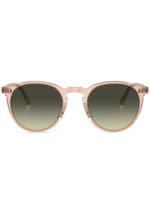 Oliver Peoples lunettes de soleil O'Malley à monture ronde - Marron