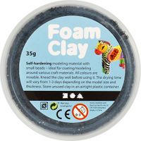 Creativ Company Foam Clay Boetseerklei 35 g Zwart 1 stuk(s) - thumbnail