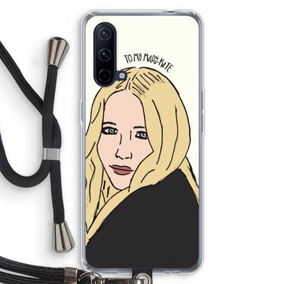 Mary Kate: OnePlus Nord CE 5G Transparant Hoesje met koord