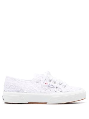 Superga baskets 2750 en macramé - Blanc
