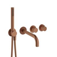 Crosswater MPRO Module Badkraan - 2 functies - met handdoucheset - brons geborsteld PROMOD440TRIMBZ