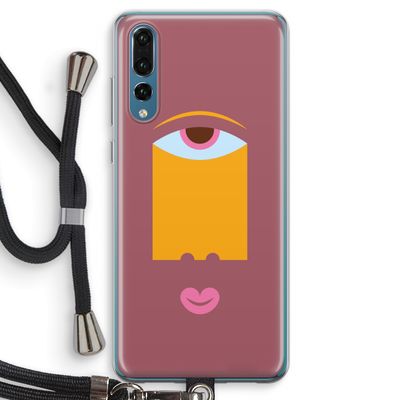 Mono V: Huawei P20 Pro Transparant Hoesje met koord