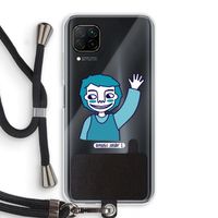 Zwaai: Huawei P40 Lite Transparant Hoesje met koord