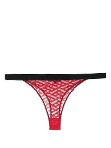 Versace culotte à imprimé La Greca - Rouge