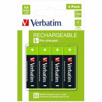 Oplaadbare Batterijen Verbatim 2500 mAh 1,2 V (4 Stuks)