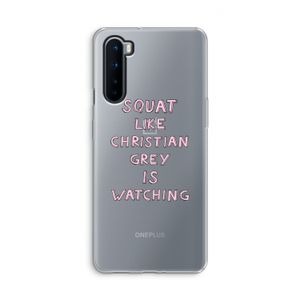 Christian Grey: OnePlus Nord Transparant Hoesje