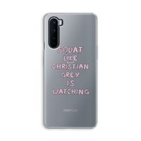 Christian Grey: OnePlus Nord Transparant Hoesje