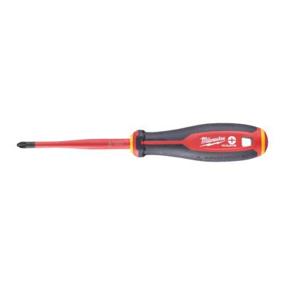 Milwaukee Tri-Lobe VDE Schroevendraaier PZ/SL2x100 - 4932478736