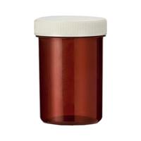 Spruyt Hillen Tabletflacon 55ml bruin met dop 80 Stuks