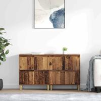 Dressoirs 2 pcs Oud Hout 60 x 35 x 70 cm Bewerkt hout