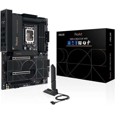Moederbord - ASUS - PROART Z890-CREATOR WIFI - Intel Z890 LGA 1851 (Socket V1) ATX