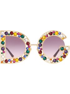 Dolce & Gabbana Eyewear lunettes de soleil DG Crystal - Violet