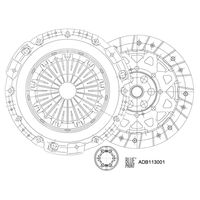 Koppelingsset ADB113001