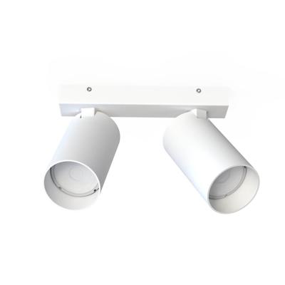 Lyora Witte opbouwspotMono 2-lichts kantelbaar - 7810