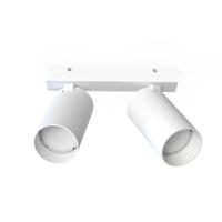 Lyora Witte opbouwspotMono 2-lichts kantelbaar - 7810