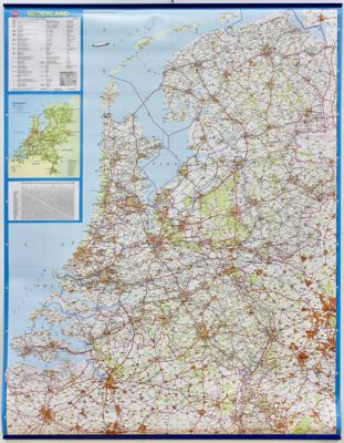 Wandkaart PML Nederland Basic, 100 x 130 cm | Falk