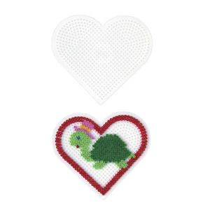 Hama strijkkralenbordje - hart groot