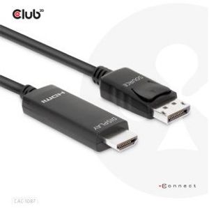 CLUB3D DisplayPort 1.4 to HDMI 4K120Hz or 8K60Hz HDR10 Cable M/M 3m/9.84ft