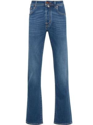Jacob Cohën jean slim Bard à taille mi-haute - Bleu