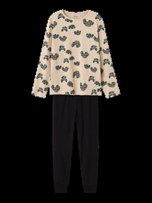 Name it zomer pyjama jongens - wit - NkmNightset