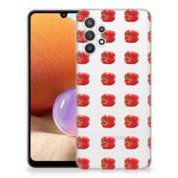 Samsung Galaxy A32 4G | A32 5G Enterprise Editie | Siliconen Case | Paprika Red