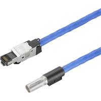 Weidmüller 2451090500 Sensor/actuator dataconnector, geassembleerd Aantal polen (sensoren): 8 Stekker, recht 5.00 m 1 stuk(s)