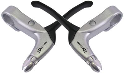 Remgreepset Saccon voor rollerbrake - 4 vingers - satijn / mat zwart