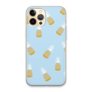 Ananasjes: iPhone 13 Pro Max Transparant Hoesje