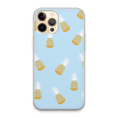 Ananasjes: iPhone 13 Pro Max Transparant Hoesje