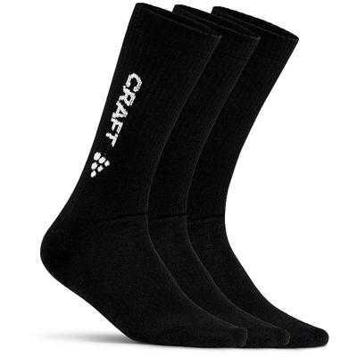 Craft Progress indoor 3-pack zwart unisex