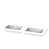 Tiger Wastafel S-line Quadro 120 cm Glanzend Wit