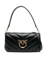 PINKO mini sac cabas Love en cuir - Noir - thumbnail