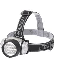 Krachtige Waterdichte LED Hoofdlamp - 35m Bereik - Kantelbaar - Zilver