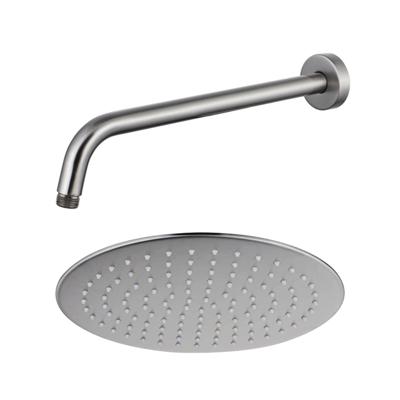 Fortifura Calvi Hoofddouche - 30cm - rond - wandarm 35cm - Geborsteld RVS PVD (RVS) SW1139121/SW720561