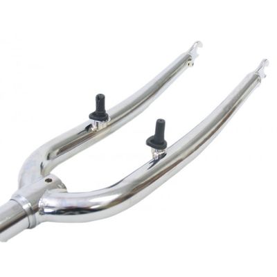 Hzb voorvork atb ronde kroon 24" chrome 1" v-brake nok 24cm lang