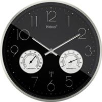 Mebus 12988 Wandklok Zendergestuurd 30 cm x 30 cm x 30 cm x 4.5 cm Zilver Mebus 12988 Wandklok Zendergestuurd 30 cm x 30 cm x 30 cm x 4.5 cm Zilver