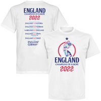 Engeland EK 2022 Road To Victory Winners T-Shirt