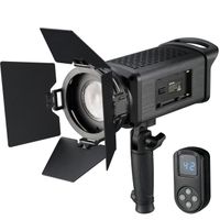 BRESSER SP-60 draagbare 60W LED Fresnellamp met afstandsbediening - thumbnail