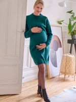 Korte zwangerschapstruijurk dennen - thumbnail