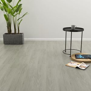 VidaXL Vloerplanken zelfklevend 4,46 m² 3 mm pvc grijs