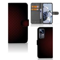 Xiaomi 12T | 12T Pro | Telefoon Hoesje | Geruit Rood