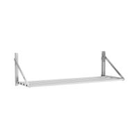 Wandplank - inklapbaar - 120 x 45 cm - 40 kg - roestvrij staal