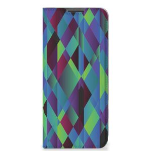 Nokia G50 Stand Case Abstract Green Blue