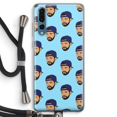 Drake Away: Huawei P20 Pro Transparant Hoesje met koord